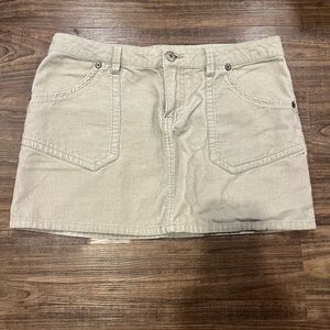 UNIONBAY Light Tan Corduroy Skirt
